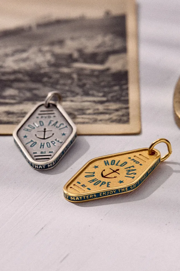 Air Anchor Charm Necklaces Hold Fast to Hope Vintage Keychain Charm