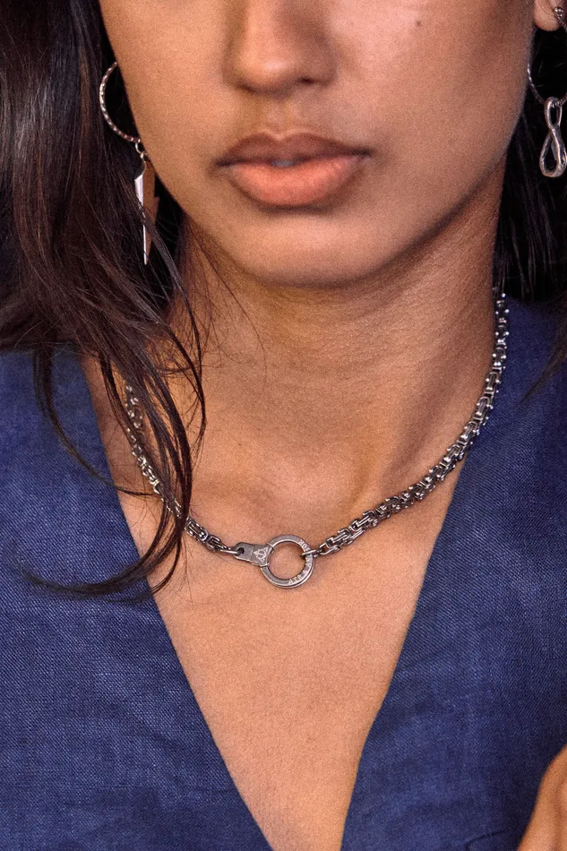 Air and Anchor Necklaces Liberty Chain Cuff Keeper Necklace
