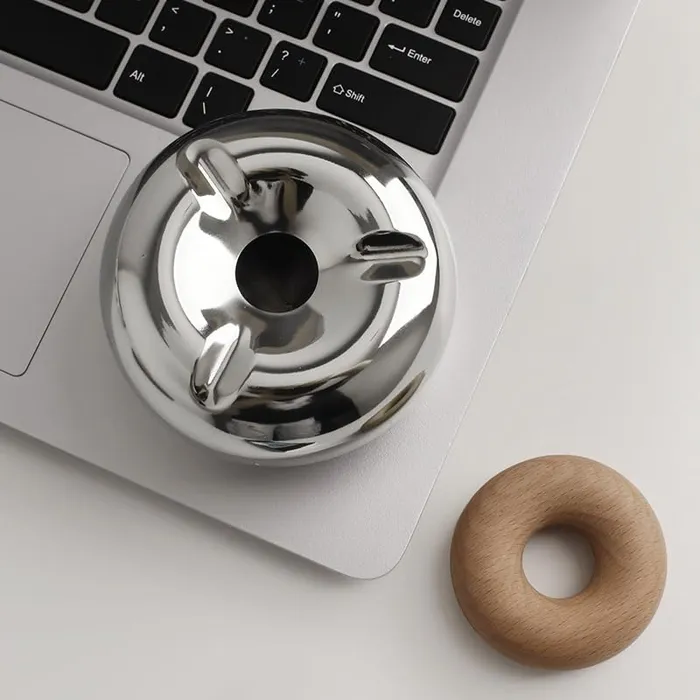 Bracelets Dropshipped via Social Commerce Network Sliver Martini Stainless Steel Ashtray