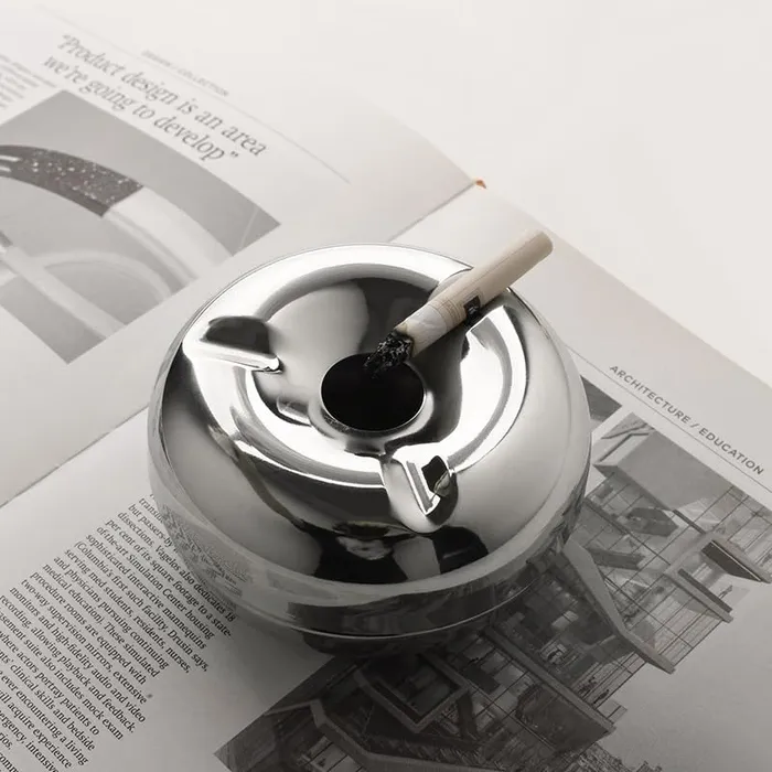 Bracelets Dropshipped via Social Commerce Network Sliver Martini Stainless Steel Ashtray