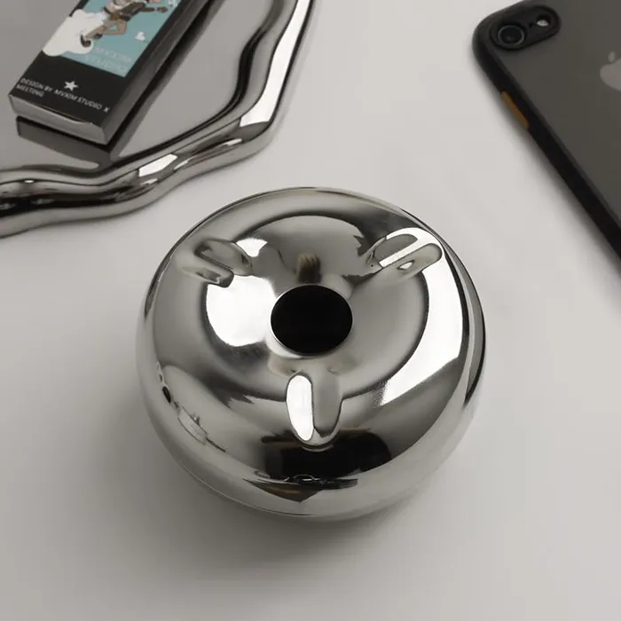 Bracelets Dropshipped via Social Commerce Network Sliver Martini Stainless Steel Ashtray
