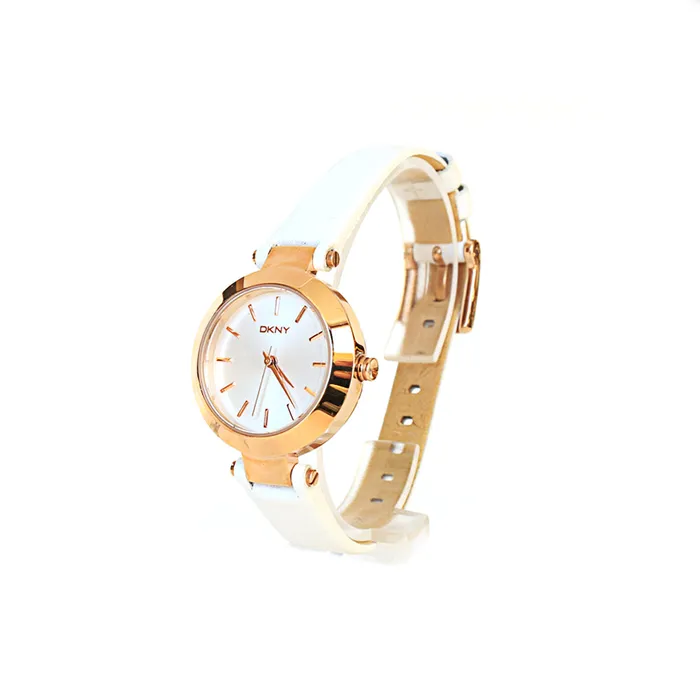 Dkny Gold Plated Analog Watch With Leather Strap Dkny Watches Dkny Gold Plated Analog Watch With Leather Strap Dkny Watches