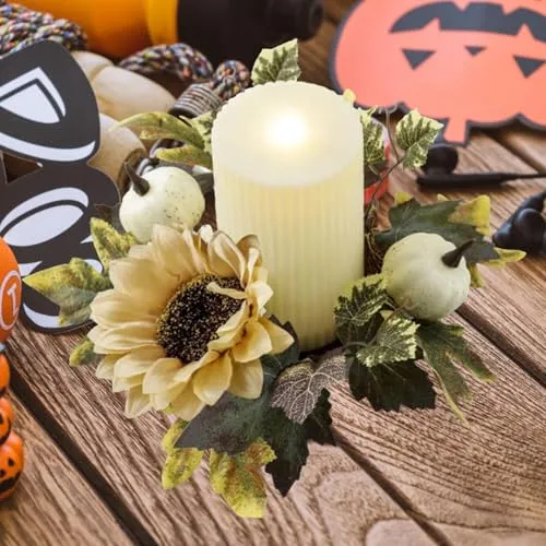 Dropshipped via Social Commerce Network Necklaces Fashion My Day Halloween Wreath Party Porch Pendant Club Bar Restaurant Pumpkin Fall Wreath Champagne