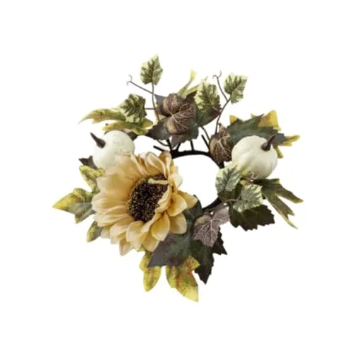 Dropshipped via Social Commerce Network Necklaces Fashion My Day Halloween Wreath Party Porch Pendant Club Bar Restaurant Pumpkin Fall Wreath Champagne