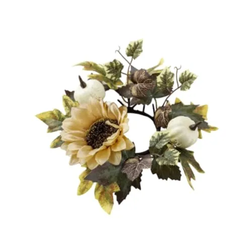 Dropshipped via Social Commerce Network Necklaces Fashion My Day Halloween Wreath Party Porch Pendant Club Bar Restaurant Pumpkin Fall Wreath Champagne