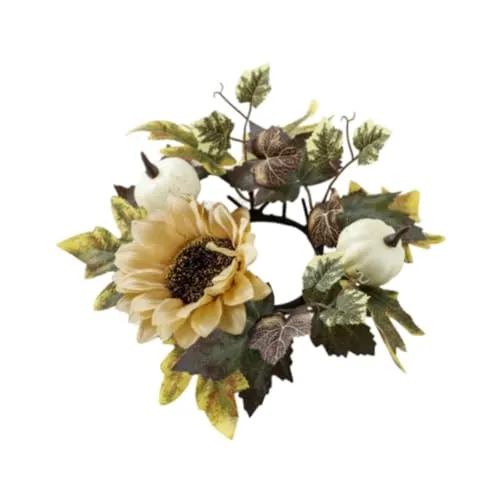 Dropshipped via Social Commerce Network Necklaces Fashion My Day Halloween Wreath Party Porch Pendant Club Bar Restaurant Pumpkin Fall Wreath Champagne