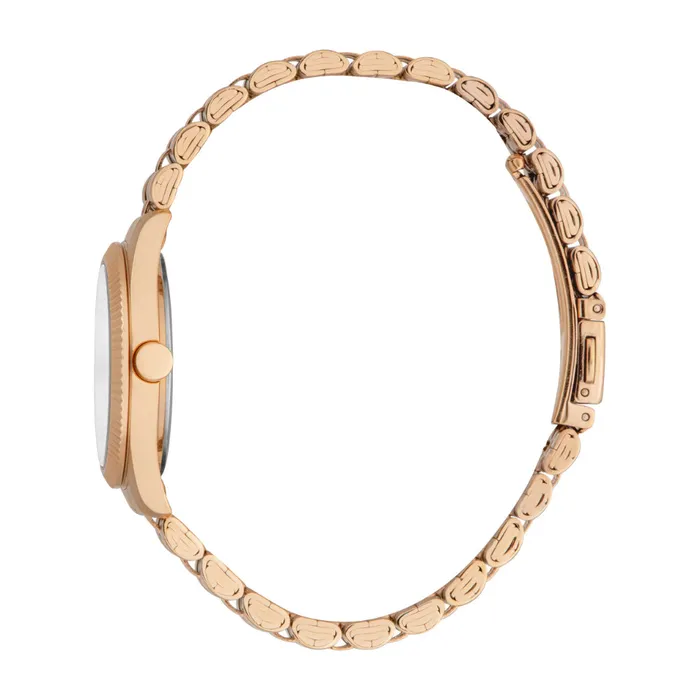ESPRIT Womens Watch Rose Gold Color Case Silver Dial Rose Gold Color Metal Bracelet Esprit Bracelets ESPRIT Womens Watch Rose Gold Color Case Silver Dial Rose Gold Color Metal Bracelet Esprit Bracelets