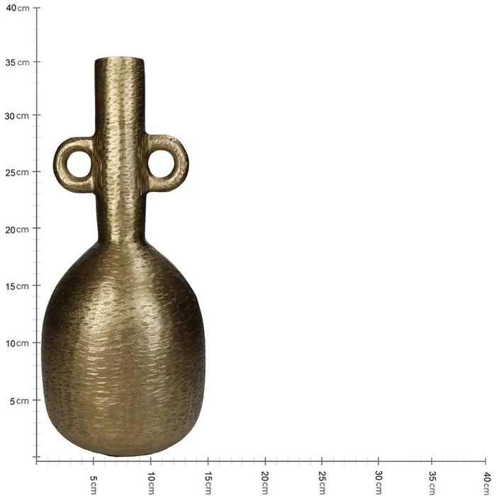 Kersten Vase Aluminium Gold Kersten PreStyled Sets Kersten Vase Aluminium Gold Kersten PreStyled Sets