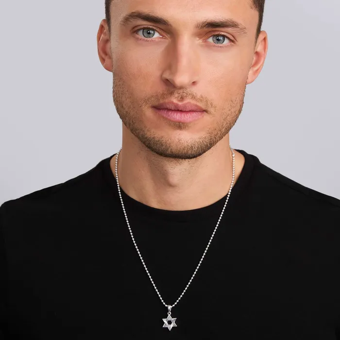 LAGOS Necklaces Anthem Small Silver Star of David Amulet LAGOS Necklaces Anthem Small Silver Star of David Amulet