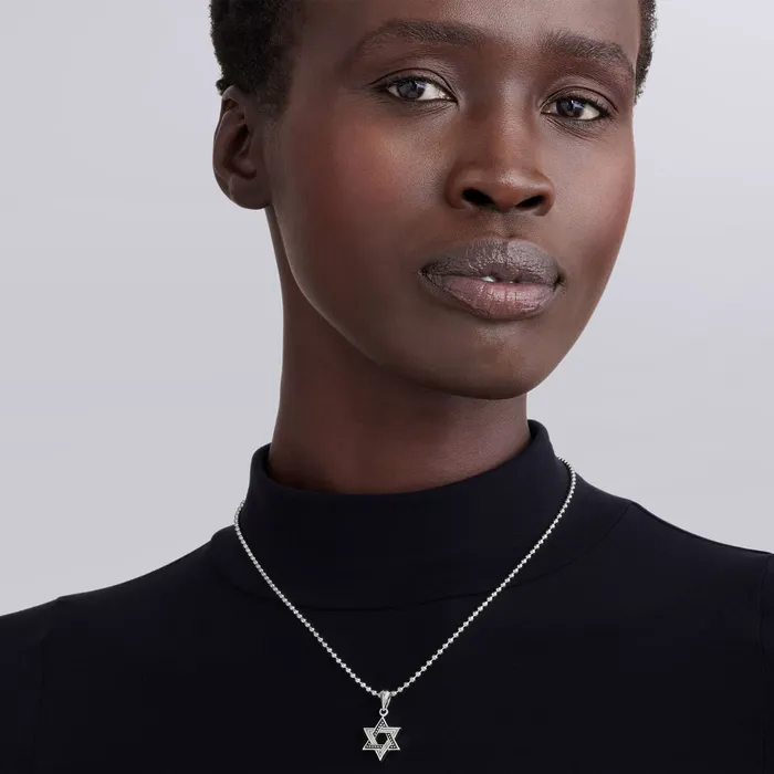 LAGOS Necklaces Anthem Small Silver Star of David Amulet LAGOS Necklaces Anthem Small Silver Star of David Amulet