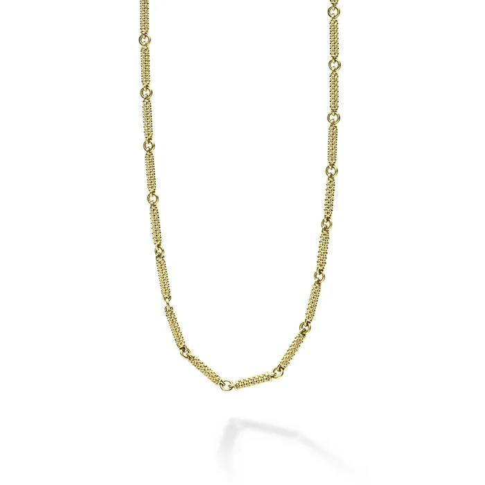 Necklaces LAGOS Signature Caviar 18K Gold Superfine Caviar Link Necklace