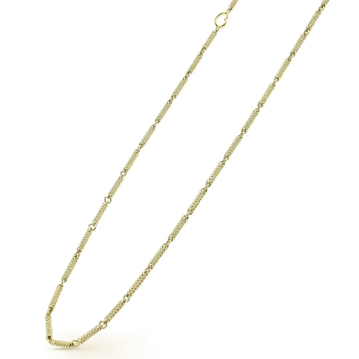 Necklaces LAGOS Signature Caviar 18K Gold Superfine Caviar Link Necklace Necklaces LAGOS Signature Caviar 18K Gold Superfine Caviar Link Necklace