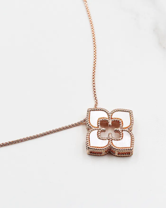 Necklaces UPDATED092024 Floral Pendant Necklace with Adjustable Chain