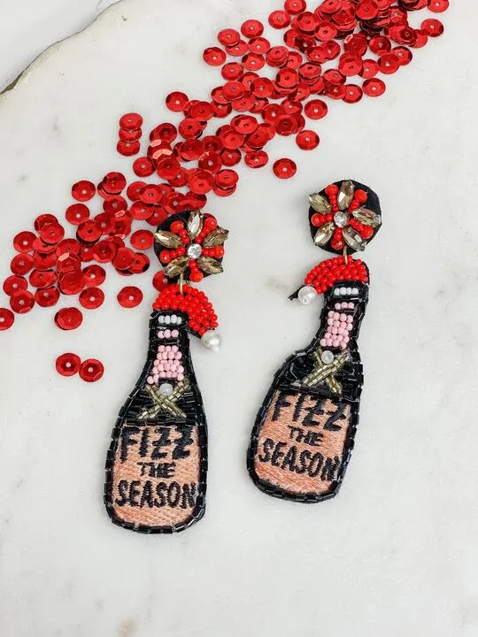 Prep Obsessed TL Fizz The Season Jewel Beaded Dangle Earrings Earrings