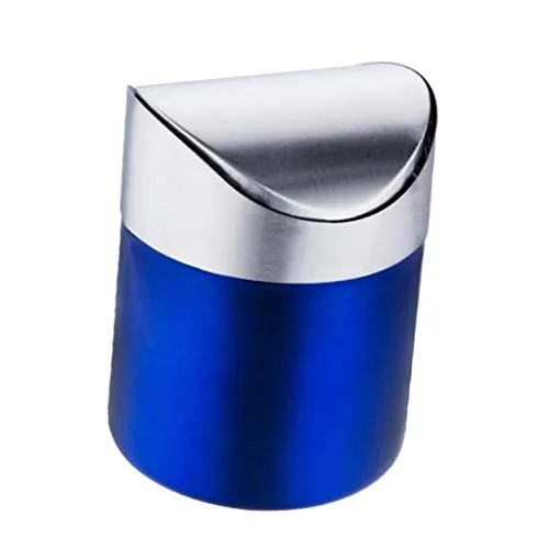 Ubersweet Stainless Steel Ashtray Desktop Mini Trash Can Blue Dropshipped via Social Commerce Network Bracelets Ubersweet Stainless Steel Ashtray Desktop Mini Trash Can Blue Dropshipped via Social Commerce Network Bracelets