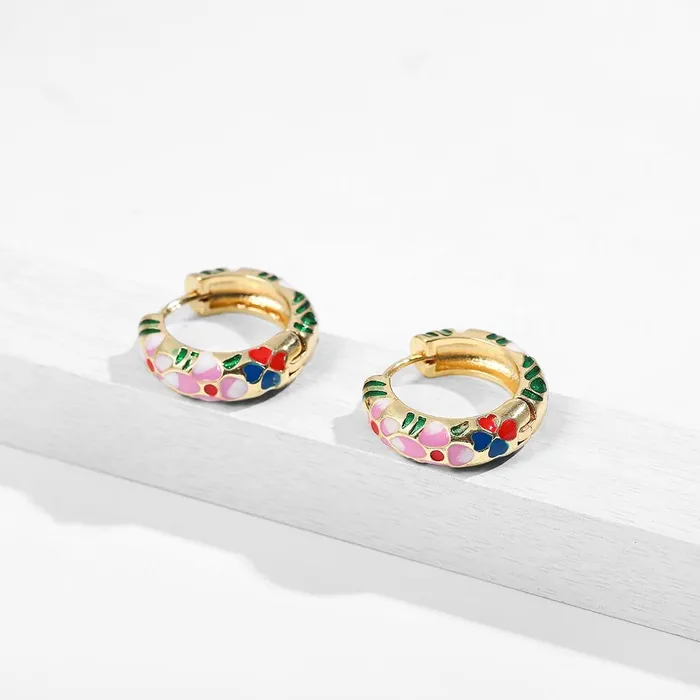 wickedafstore Earrings Round Style Earrings
