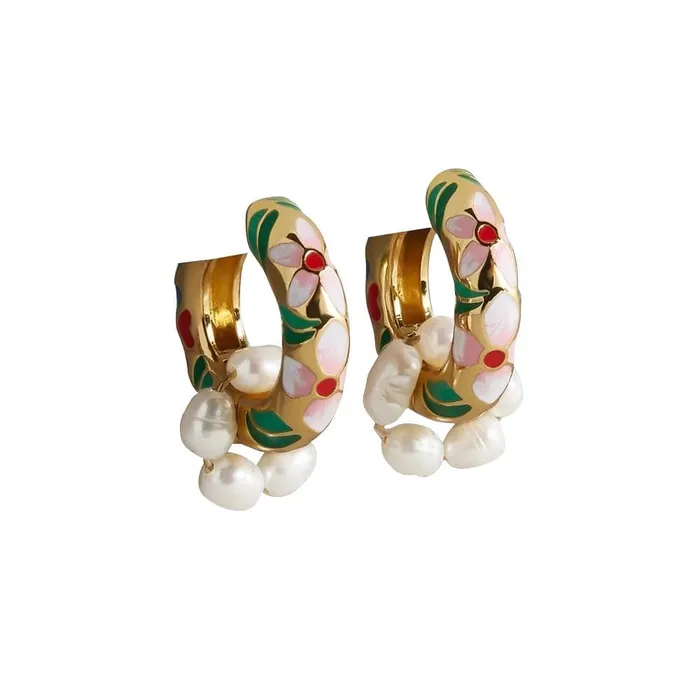 wickedafstore Earrings Round Style Earrings