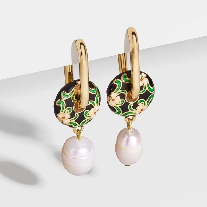 wickedafstore Earrings Round Style Earrings