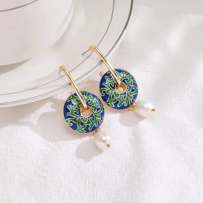 wickedafstore Earrings Round Style Earrings