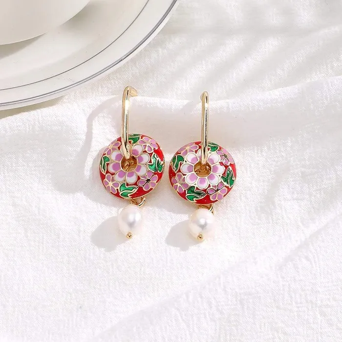 wickedafstore Earrings Round Style Earrings