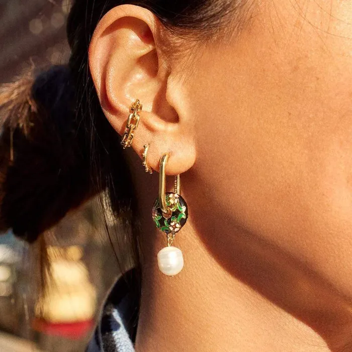 wickedafstore Earrings Round Style Earrings