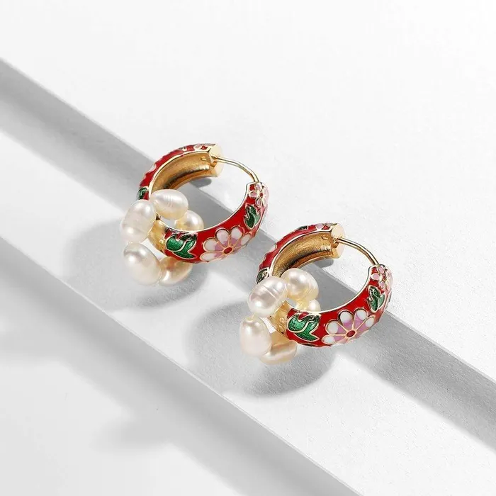wickedafstore Earrings Round Style Earrings