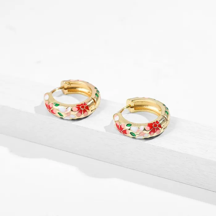 wickedafstore Earrings Round Style Earrings
