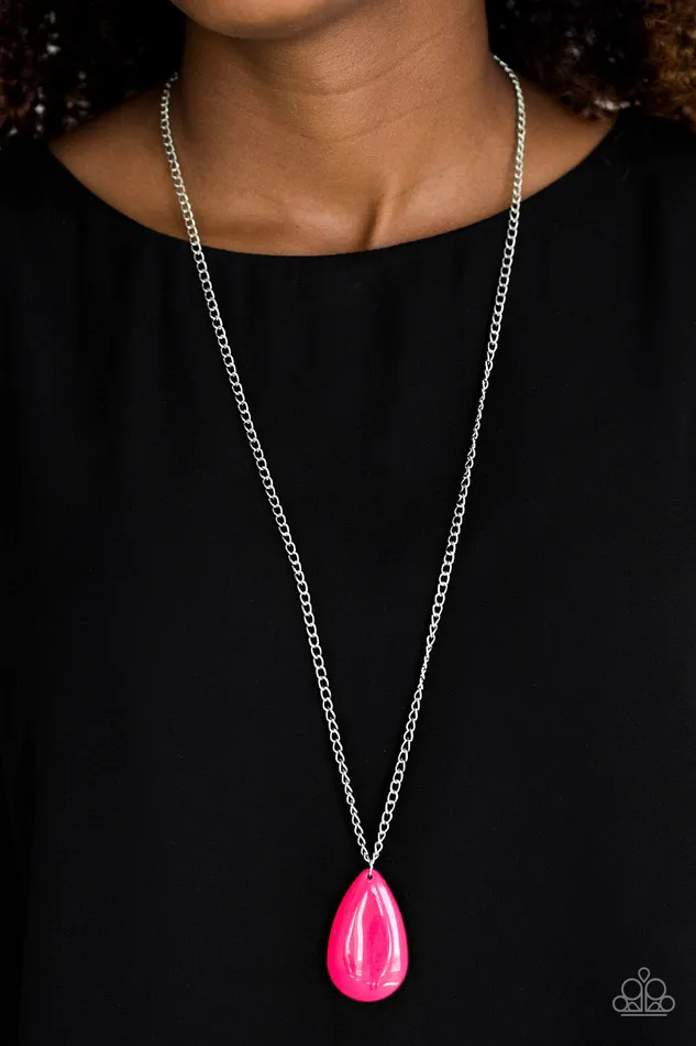 All Eyes On U Jewelry Paparazzi Accessories So PopYOUlar Pink Paparazzi Necklace Necklaces