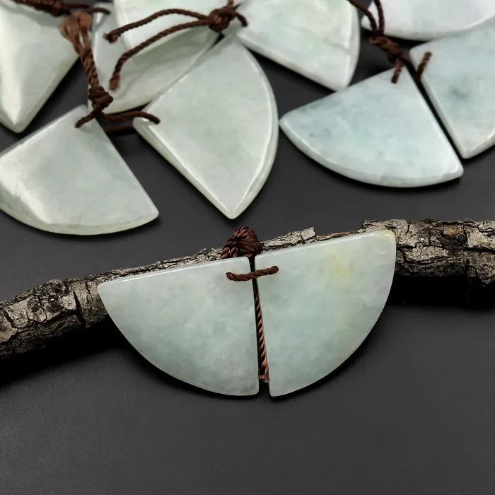 Earrings Intrinsic Trading Natural Genuine Green Burma Jade Fan Triangle Earring Pair Drilled Gemstone Matched Beads Earrings Intrinsic Trading Natural Genuine Green Burma Jade Fan Triangle Earring Pair Drilled Gemstone Matched Beads