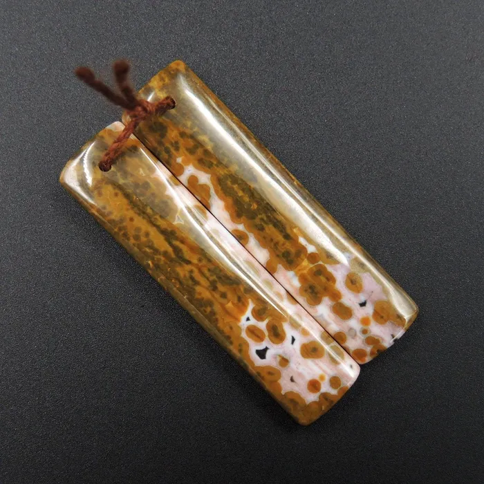 Earrings Intrinsic Trading Natural Ocean Jasper Earring Pair Rectangle Cabochon Cab Pair Drilled Matched Earrings Bead Pair Natural Stone E1843 Earrings Intrinsic Trading Natural Ocean Jasper Earring Pair Rectangle Cabochon Cab Pair Drilled Matched Earrings Bead Pair Natural Stone E1843
