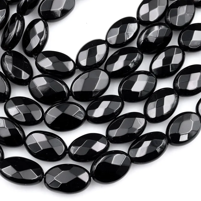 Faceted Natural Black Onyx Oval Beads 12x8mm 14x10mm Good For Earrings Natural Black Gemstones 155 Strand Intrinsic Trading Earrings Faceted Natural Black Onyx Oval Beads 12x8mm 14x10mm Good For Earrings Natural Black Gemstones 155 Strand Intrinsic Trading Earrings
