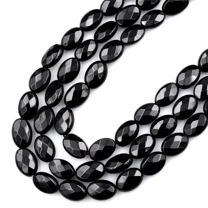 Faceted Natural Black Onyx Oval Beads 12x8mm 14x10mm Good For Earrings Natural Black Gemstones 155 Strand Intrinsic Trading Earrings Faceted Natural Black Onyx Oval Beads 12x8mm 14x10mm Good For Earrings Natural Black Gemstones 155 Strand Intrinsic Trading Earrings