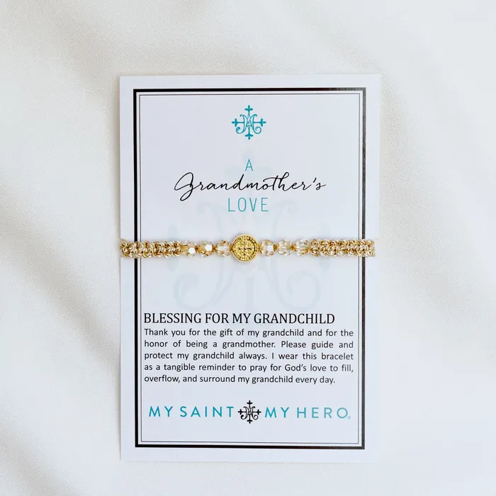 My Saint My Hero A Grandmothers Love Blessing Bracelet Bracelets
