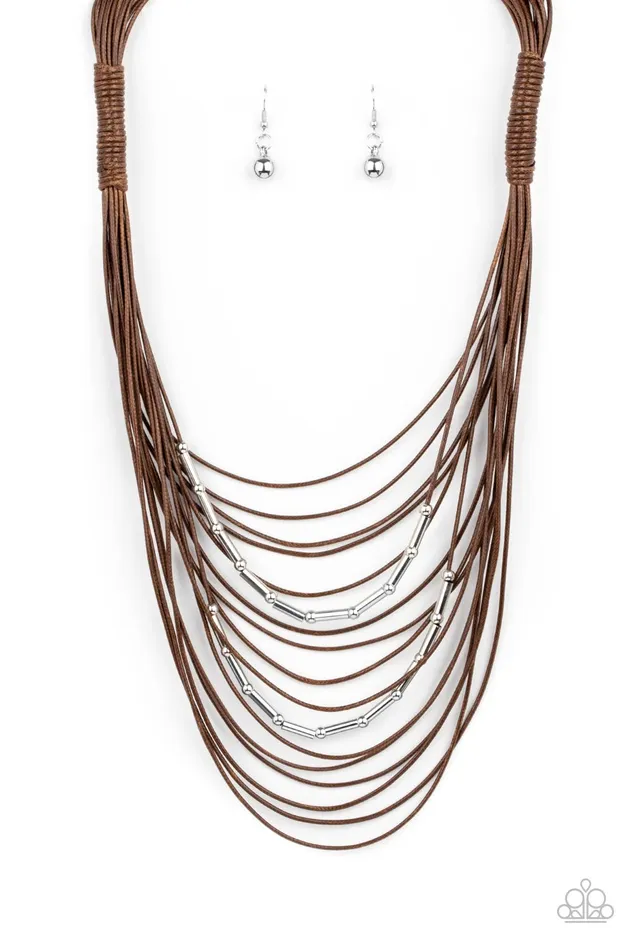 Necklaces All Eyes On U Jewelry Paparazzi Accessories Nice CORDination Brown Paparazzi Necklace Necklaces All Eyes On U Jewelry Paparazzi Accessories Nice CORDination Brown Paparazzi Necklace
