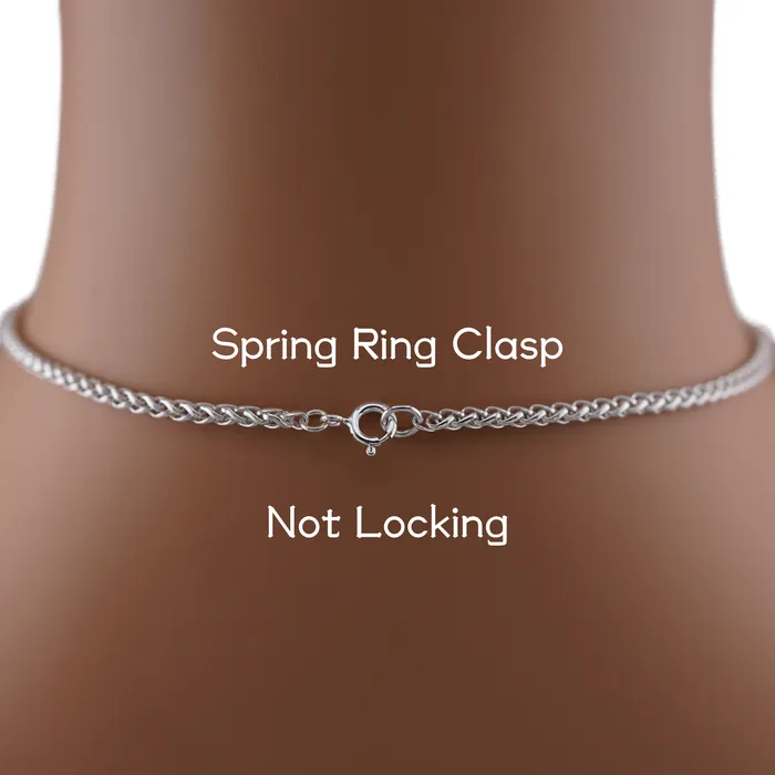 Rings Sterling Silver O Ring Wheat Captive Collars