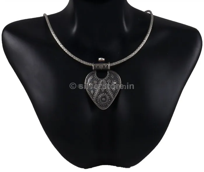 Silver Oxidized Rawa Pendant silversrorein Necklaces Silver Oxidized Rawa Pendant silversrorein Necklaces