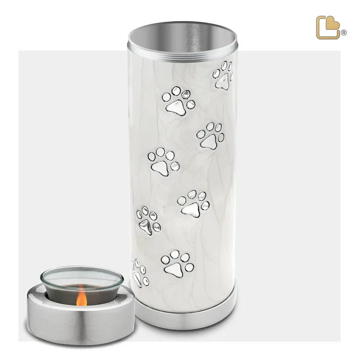 Tealight Pet Pearl Tall Urn LoveUrns Pets Earrings Tealight Pet Pearl Tall Urn LoveUrns Pets Earrings