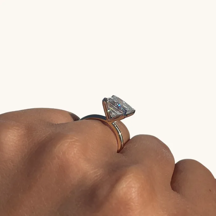 385 Princess Lab Diamond Engagement Ring Happy Jewelers Rings