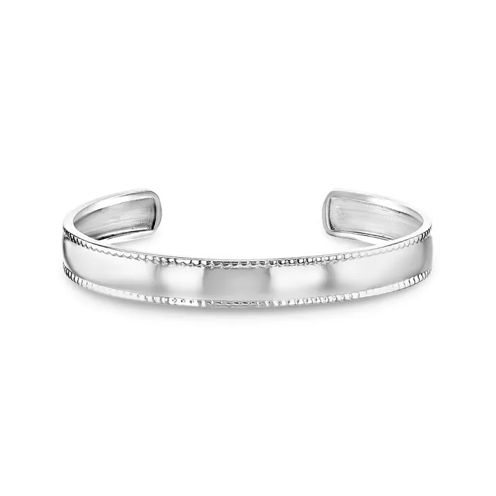 Baby Bangle Bracelets Bracelets 5 Detailed Edge Cuff Baby Toddler Bracelet Sterling Silver Baby Bangle Bracelets Bracelets 5 Detailed Edge Cuff Baby Toddler Bracelet Sterling Silver