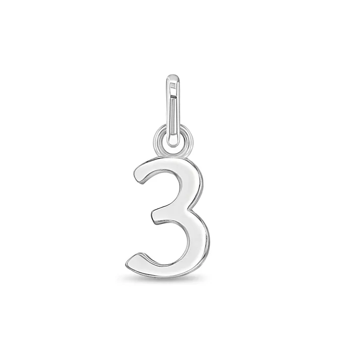 Bracelets Charms Number Charm 3 Kids Childrens Girls for Charm Bracelet Sterling Silver Bracelets Charms Number Charm 3 Kids Childrens Girls for Charm Bracelet Sterling Silver