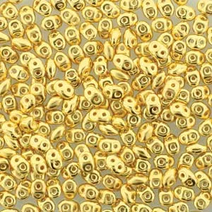 DU05GP Czech Glass SuperDuo Beads 25 x 5mm 24 Karat Gold Plate 25 Grams Matubo PreStyled Sets DU05GP Czech Glass SuperDuo Beads 25 x 5mm 24 Karat Gold Plate 25 Grams Matubo PreStyled Sets