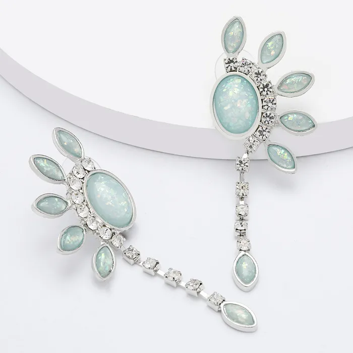 Earrings Pastel Crystals Dangle Earrings Refined by AnnaKaci
