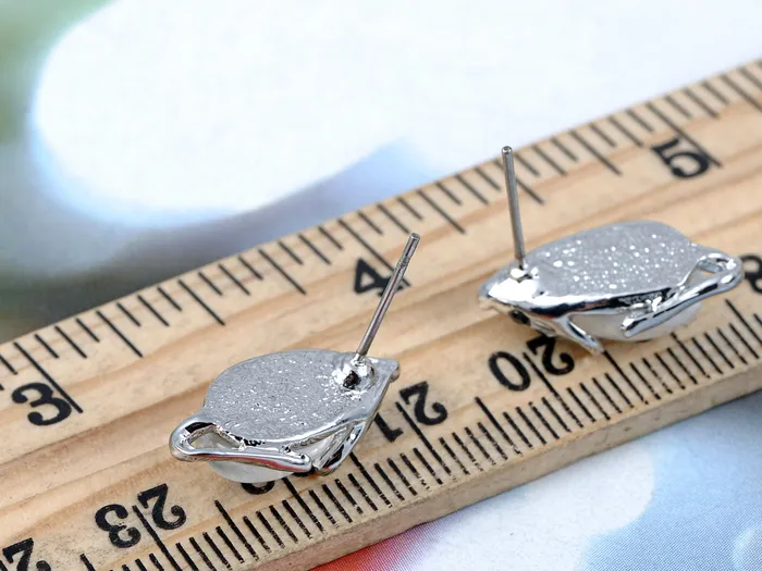 Earrings Refined by AnnaKaci Silver White Opal Colored Ss Mini Mouse Rat Stud Earrings Earrings Refined by AnnaKaci Silver White Opal Colored Ss Mini Mouse Rat Stud Earrings