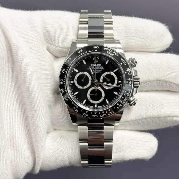 Happy Jewelers Rolex Daytona 40mm Black Dial Watch Ref 126500LN Watches Happy Jewelers Rolex Daytona 40mm Black Dial Watch Ref 126500LN Watches
