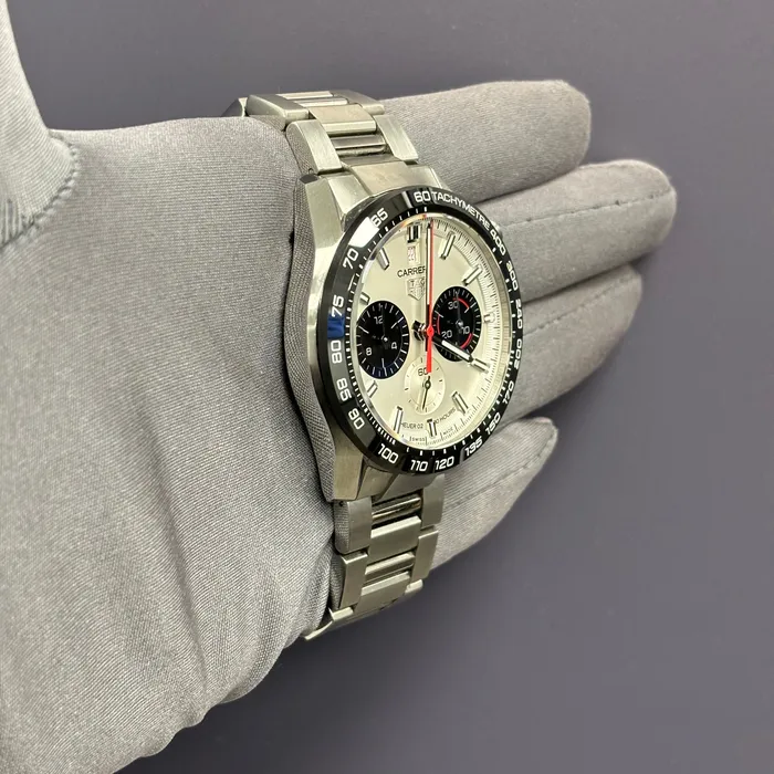 Happy Jewelers Tag Heuer Carrera 44mm White Dial Watch Ref CBN2A1D Watches Happy Jewelers Tag Heuer Carrera 44mm White Dial Watch Ref CBN2A1D Watches