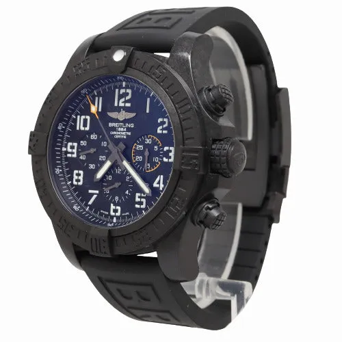 Happy Jewelers Watches Breitling Mens Avenger Hurricane 12h Breitlight 50mm Black Chronograph Dial Watch XB0170