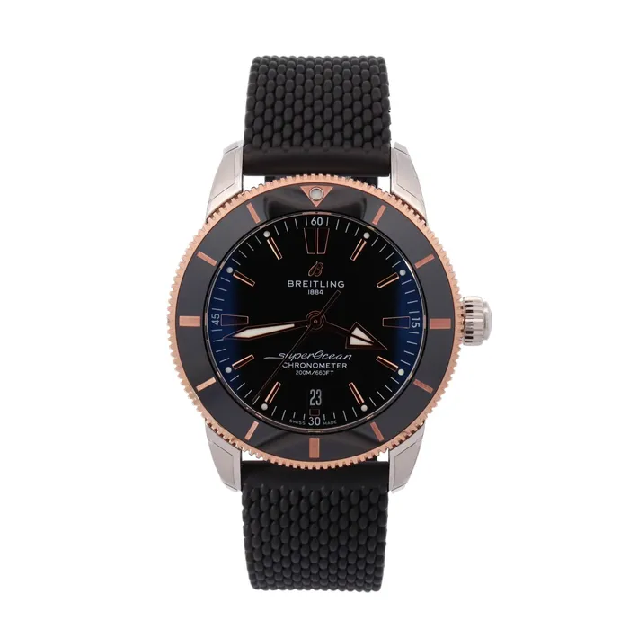 Happy Jewelers Watches Breitling Superocean 44mm Black Dial Watch Ref UB2030 Happy Jewelers Watches Breitling Superocean 44mm Black Dial Watch Ref UB2030