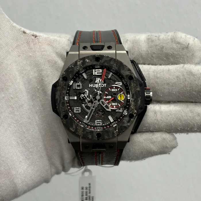 Hublot Big Bang 45mm Openwork Dial Watch Ref 401NJ0123VR Happy Jewelers Watches Hublot Big Bang 45mm Openwork Dial Watch Ref 401NJ0123VR Happy Jewelers Watches