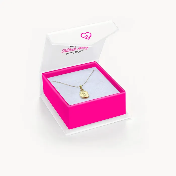 Kids Necklaces Pendants Necklaces 14k Gold Our Lady of Guadalupe Kids Childrens Girls PendantNecklace