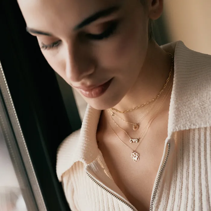 Necklaces Gelin Diamond Couples Letters Heart Necklace